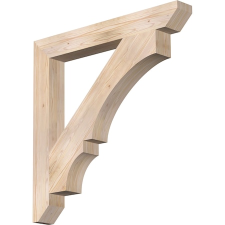 Ekena Millwork Balboa Slat Smooth Bracket, Douglas Fir, 5 1/2"W x 46"D x 46"H BKT06X46X46BOA06SDF